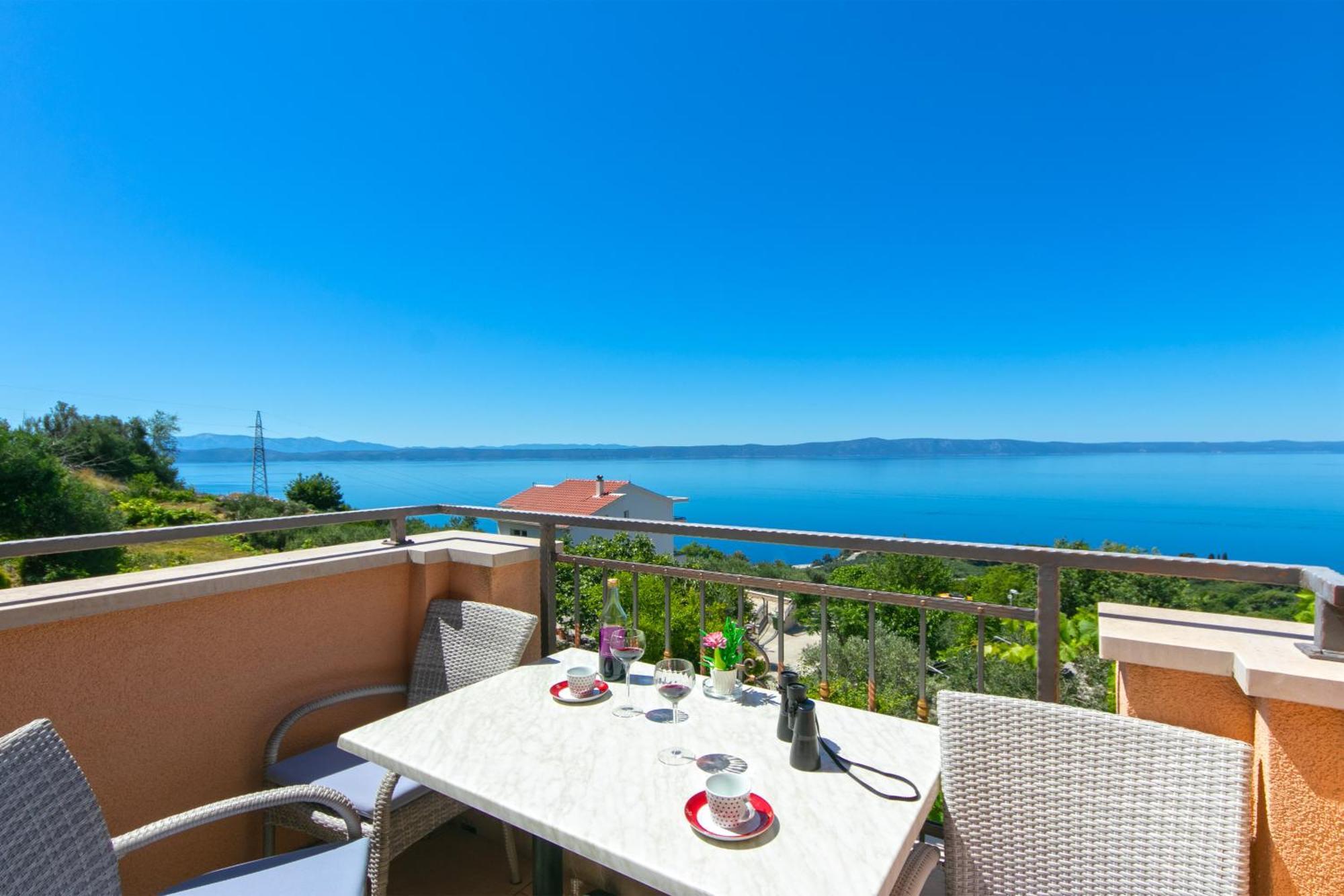 Villa Marija Podgora Bagian luar foto